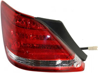Tail Light Outer Assembly Left Driver Side Direct Replacement Compatible With 2005-2007, 2010 Toyota Avalon TO2804100 81560AC090