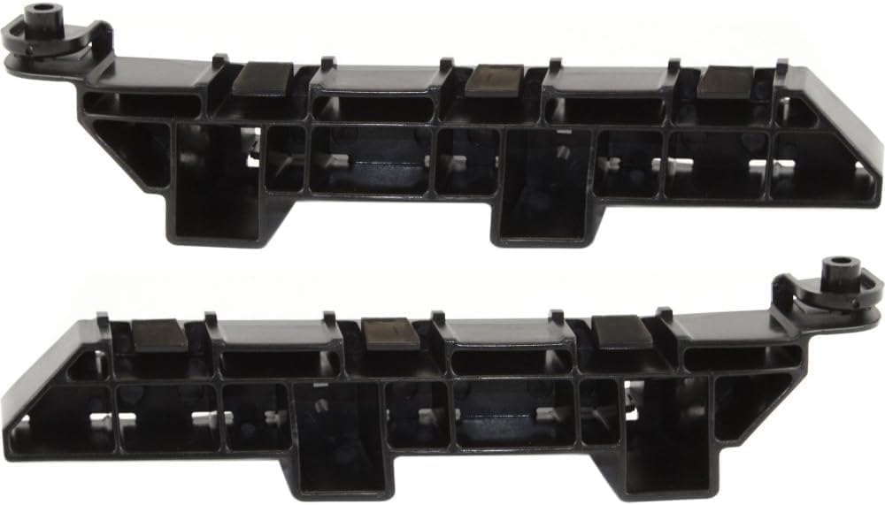 Set Of 2 Front Bumper Bracket Left Driver & Right Passenger Side Direct Replacement Compatible With 2007-2008 Honda Fit HO1043110 HO1042110 71193SLNA01 71198SLNA01