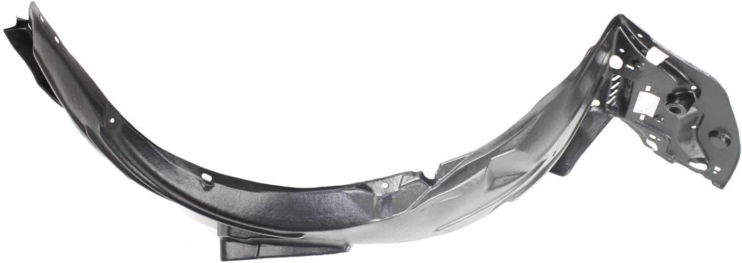 Front Fender Liner Left Driver Side Direct Replacement Compatible With 2009-2011 Honda Fit HO1248133 74151TK6A01