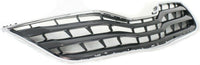 Front Grille Assembly Chrome Shell With Primed Insert Plastic Direct Replacement Compatible With 2010-2011 Toyota Camry TO1200324 5310106070C0