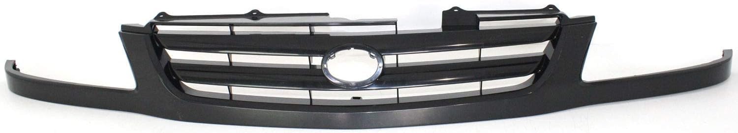 Front Grille Assembly Textured Shell And Insert Plastic Direct Replacement Compatible With 2001-2003 Toyota Sienna TO1200239 5310008030J0