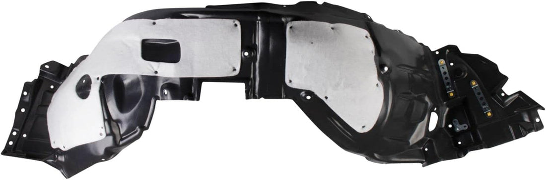 Front Fender Liner Left Driver Side Direct Replacement Compatible With 2010-2012 Lexus LS460 / LS600h LX1248130 5380650061