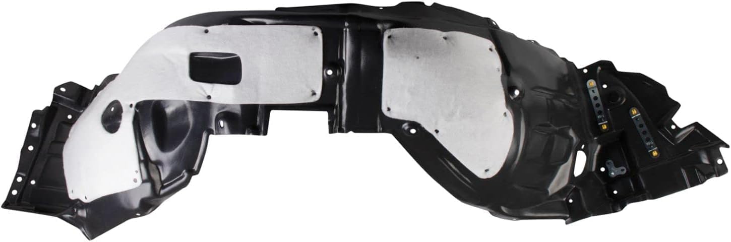 Front Fender Liner Left Driver Side Direct Replacement Compatible With 2010-2012 Lexus LS460 / LS600h LX1248130 5380650061