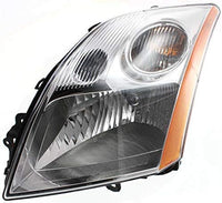 Set Of 2 Front Head Light Assembly Plastic Left Driver & Right Passenger Side Direct Replacement Compatible With 2007-2009 Nissan Sentra NI2502163 NI2503163 26060ET000 26010ET000