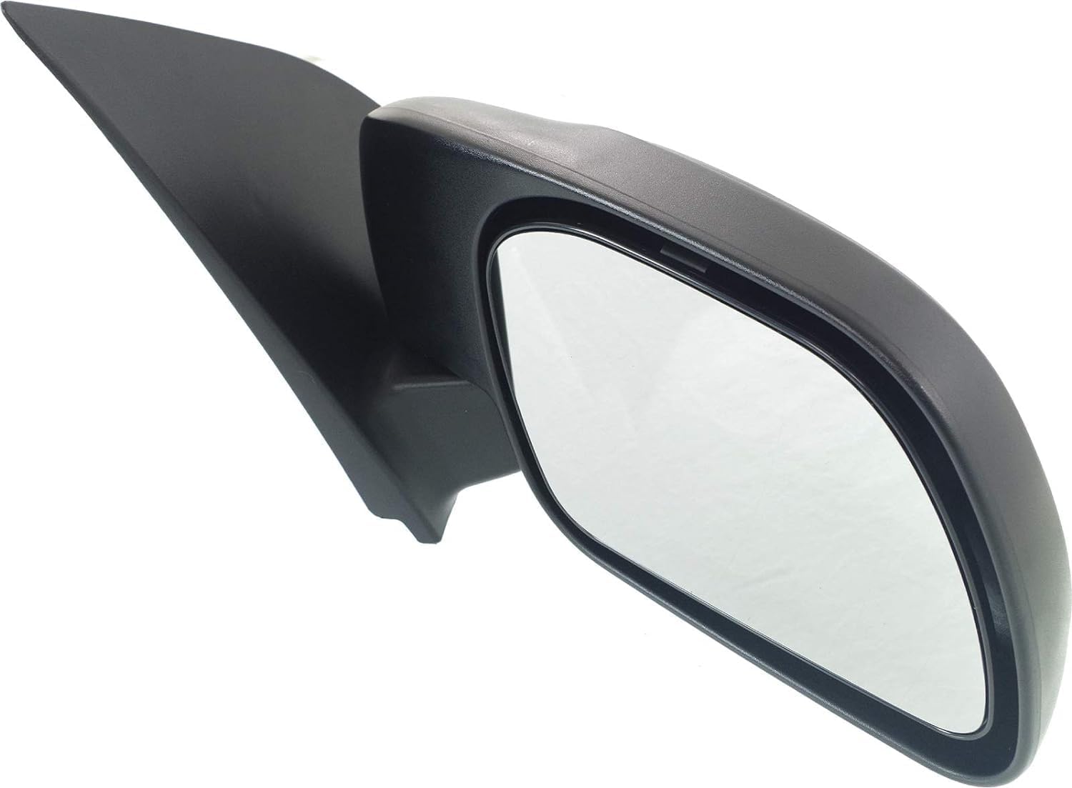 Front Power Mirror Manual Folding Non-Heated Textured Right Passenger Side Direct Replacement Compatible With 1999-2010 Ford F-Series Super Duty FO1321217 F81Z17682AAA