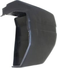 Rear Bumper End Cap Without Tire Mount Holes Textured Left Driver Side Direct Replacement Compatible With 1984-1990 Jeep Wagoneer / 1984-1996 Cherokee CH1105137 55029244