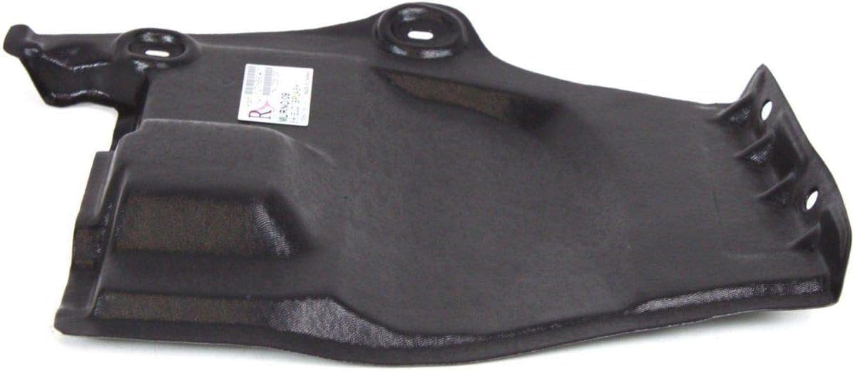 Front Engine Splash Shield Under Cover Right Passenger Side Direct Replacement Compatible with 2009-2014 Nissan Murano / 2011-2017 Quest NI1228129 648381AA0A