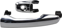 Front Exterior Door Handle Chrome Left Driver Side Direct Replacement Compatible with 2011-2014 Ford Edge / 2011-2017 Explorer BB5Z7822404BA BA1Z78218A14A