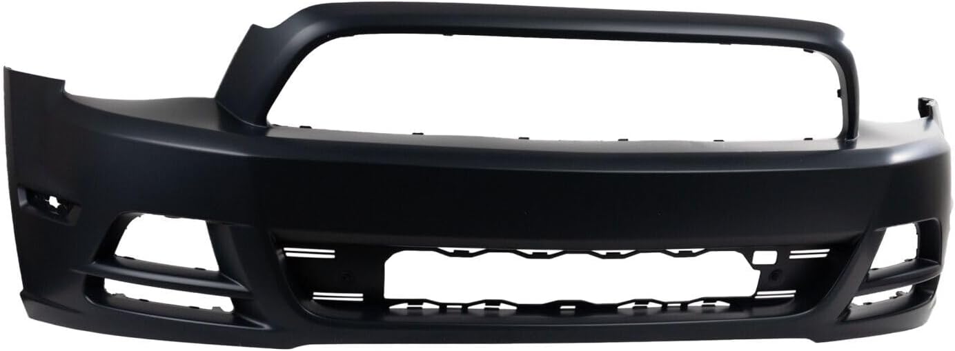 Front Bumper Cover Primed Direct Replacement Compatible With 2013-2014 Ford Mustang FO1000670 DR3Z17D957ABPTM