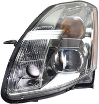 Set Of 2 Front Head Light Assembly Plastic Left Driver & Right Passenger Side Direct Replacement Compatible With 2004-2006 Nissan Maxima NI2502183 NI2502150 NI2503183 NI2503150