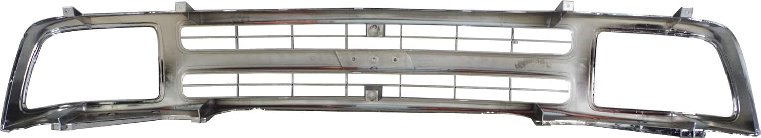 Front Grille Assembly Chrome Shell With Black Insert Direct Replacement Compatible With 1995-1997 Chevrolet Blazer GM1200383 15672329