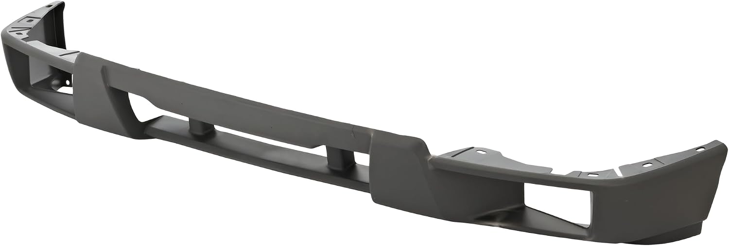 Front Bumper Primed Steel + Extension + Lower Valance Textured Direct Replacement Compatible With 2004-2012 Chevrolet Colorado/GMC Canyon GM1000722 GM1002461 GM1092183 12335805