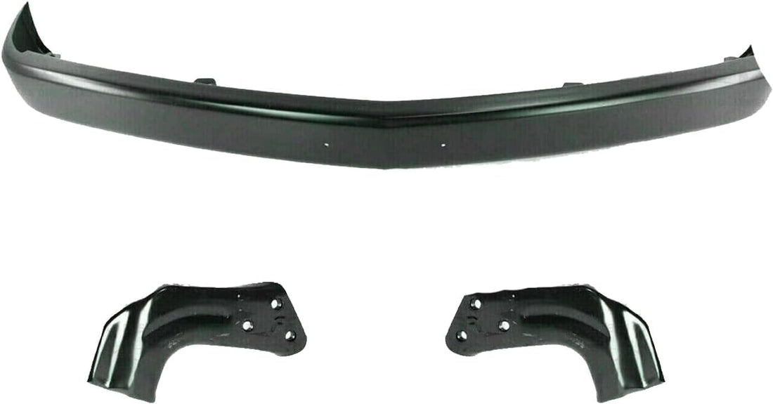 AUTOS PARTS PLUS Front Bumper Face Bar Primed + Bracket Left Driver & Right Passenger Side Direct Replacement Compatible With 1994-2002 Chevrolet/GMC C/K-Series GM1002168 GM1066127 GM1067127