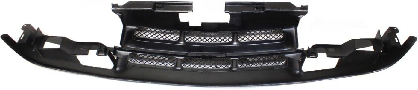 Front Grille Primed Shell & Mesh Insert Direct Replacement Compatible With 1998-2005 Chevrolet Blazer / 1998-2004 S10 GM1200418 12472710