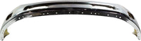 Front Lower Bumper Chrome Steel With Fog Light Holes Direct Replacement Compatible With 2013-2018 Ram 1500 CH1002396 68160853AB