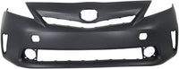 AUTOS PARTS PLUS Front Bumper Cover Primed With Fog Light Holes Direct Replacement Compatible With 2012-2014 Toyota Prius TO1000388 5211947923