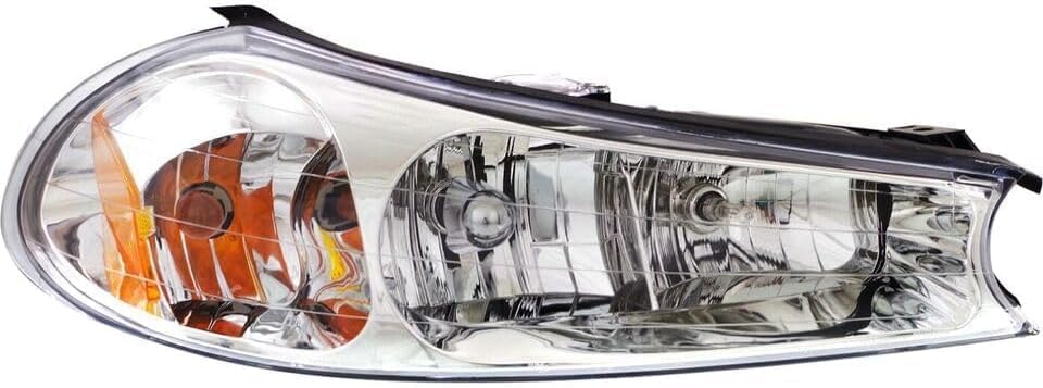 Set Of 2 Front Headlight Assembly Halogen Right Passenger and Left Driver Side Direct Replacement Compatible With 1998-2000 Ford Contour FO2503145 FO2502145 XS2Z13008AA XS2Z13008BA