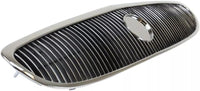 Front Grille Chrome Shell & Primed Insert Plastic Direct Replacement Compatible With 1997-2002 Buick Century GM1200405 10424876