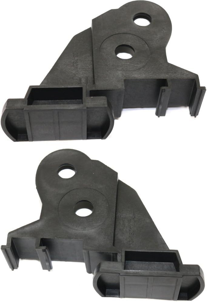Set Of 2 Front Bumper Support Bracket Left Driver & Right Passenger Side Direct Replacement Compatible With 2002-2005 BMW 3-Series BM1066106 BM1067106 51117895416 51117895415