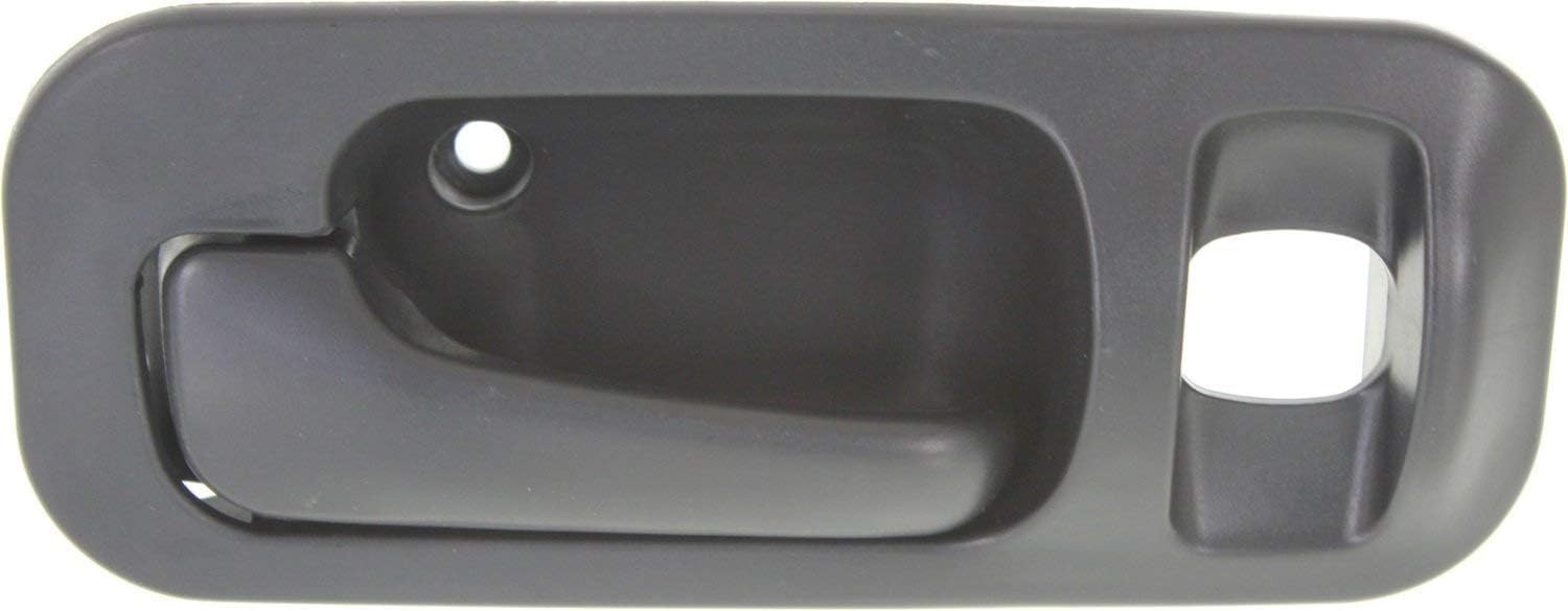 Set of 2 Rear Interior Door Handle Textured with Hole Right Passenger & Left Driver Side Direct Replacement Compatible with 1992-1995 Honda Civic / 1995-1997 Odyssey 72620SR4J02ZB