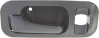 Set of 2 Rear Interior Door Handle Textured with Hole Right Passenger & Left Driver Side Direct Replacement Compatible with 1992-1995 Honda Civic / 1995-1997 Odyssey 72620SR4J02ZB