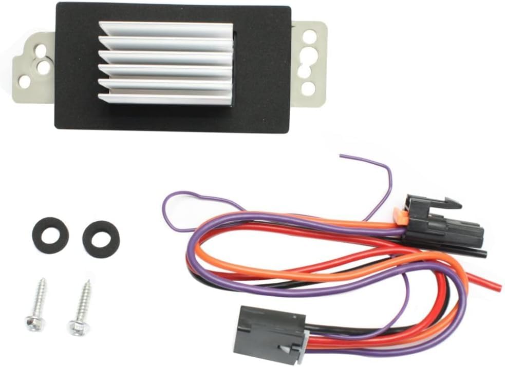 Front Or Rear Blower Motor Resistors with Automatic Temperature Control Direct Replacement Compatible with 1999-2007 Chevrolet Silverado / 2000-2013 Chevrolet Impala REPC191807