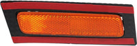 Set Of 2 Front Bumper Reflector Left Driver & Right Passenger Side Direct Replacement Compatible With 2005-2008 Audi A4 AU2557100 AU2556100 8E0945072 8E0945071