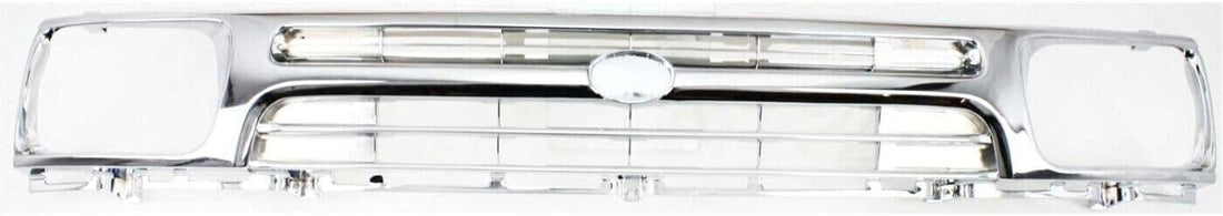 Front Grille Assembly Chrome Shell And Insert Plastic Direct Replacement Compatible With 1992-1995 Toyota Pickup TO1200247 5311135070-PFM