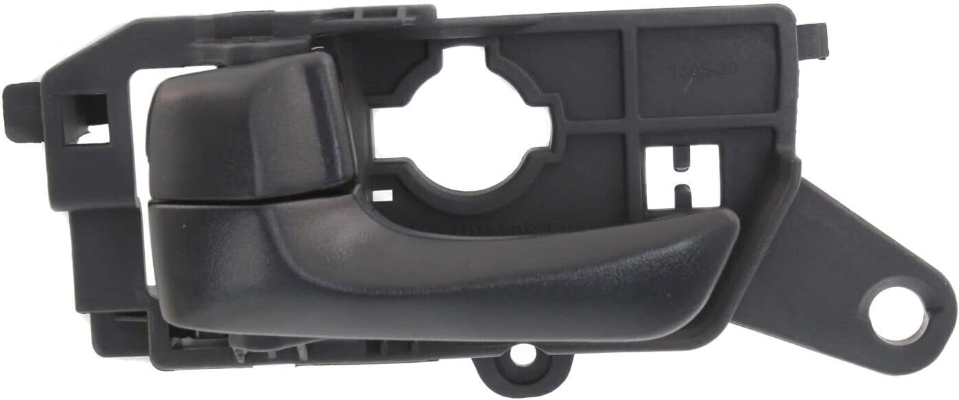 Front Interior Door Handel Textured Left Driver Side Direct Replacement Compatible with 2008-2010 Hyundai Sonata HY1352135 826103K520HZ