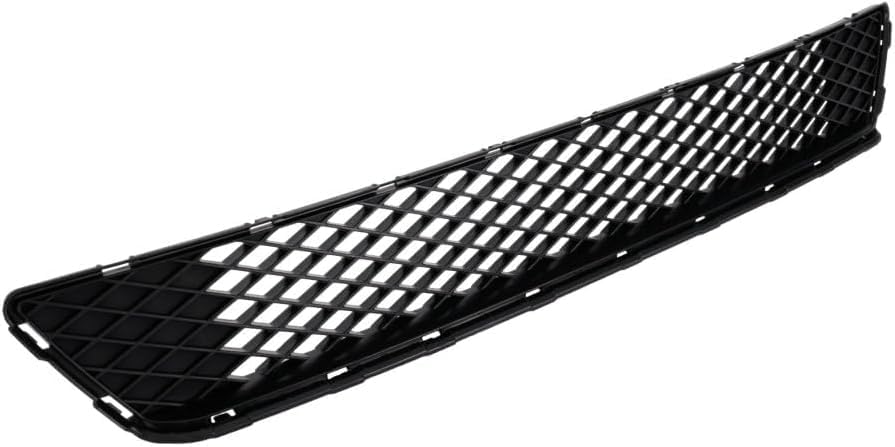 Front Bumper Cover Primed Plastic + Lower Center Grille Direct Replacement Compatible With 2015-2017 Subaru WRX