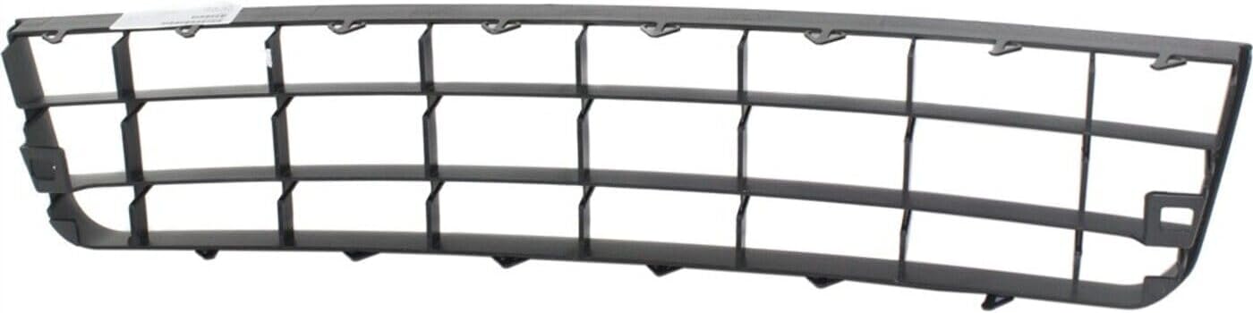 Front Bumper Center Grille Textured Direct Replacement Compatible With 2006-2009 Volkswagen Rabbit VW1036128 1K0853677A9B9