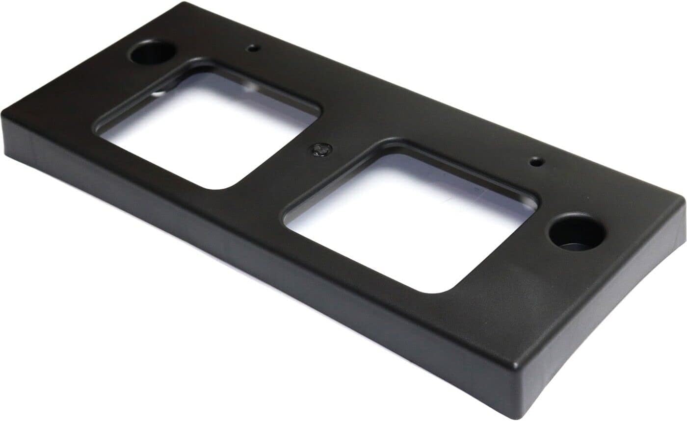 Front License Plate Bracket Textured Direct Replacement Compatible with 2016-2018 Nissan Altima NI1068130 962109HS0A