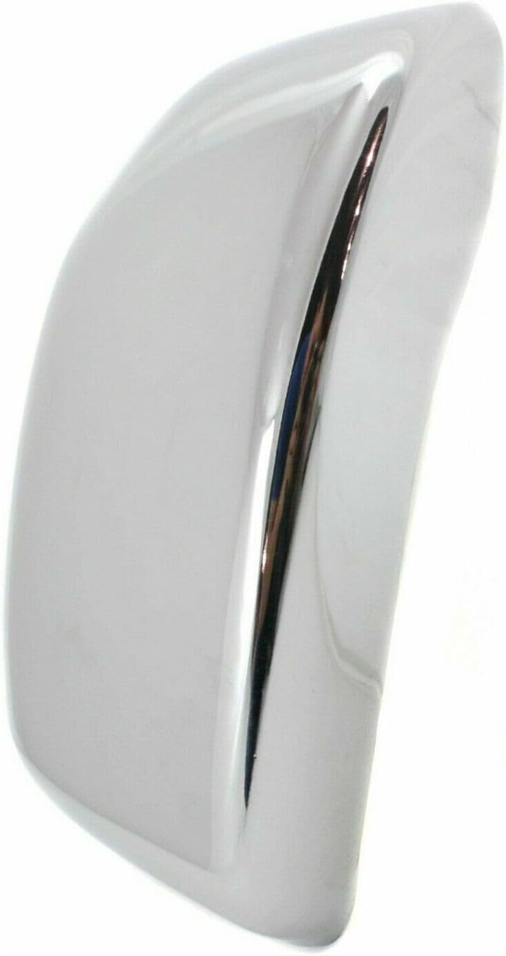 Front Bumper End Caps Chrome Steel Left Driver & Right Passenger Side Direct Replacement Compatible With 1993-1996 Nissan Pickup NI1005134 NI1004133 6201655G00 6201755G00