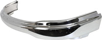 Front Bumper Chrome Steel with Pad Holes Direct Replacement Compatible with 1999-2004 Ford F-150/1999 F-250/1999-2002 Expedition FO1002356 XL3Z17757AA