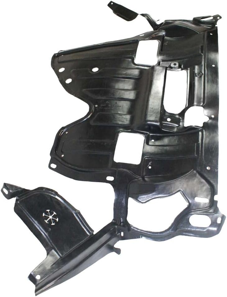 Front Engine Splash Shield Under Cover Direct Replacement Compatible With 2008-2012 Honda Accord HO1228122 HO1228161 74111TA0A00 74111TA0A10