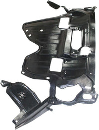 Front Engine Splash Shield Under Cover Direct Replacement Compatible With 2008-2012 Honda Accord HO1228122 HO1228161 74111TA0A00 74111TA0A10