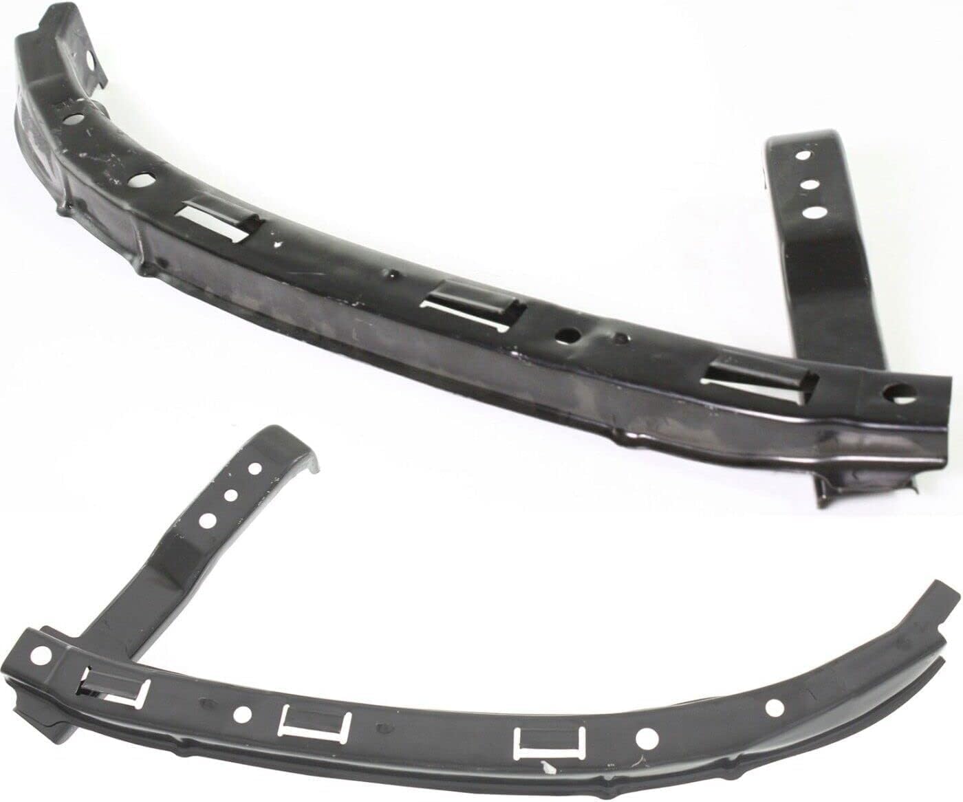 Set Of 2 Front Bumper Reinforcement Bracket Steel Right Passenger & Left Driver Side Direct Replacement Compatible With 2005-2006 Acura RSX AC1027103 AC1026103 71140S6M010 71190S6M010