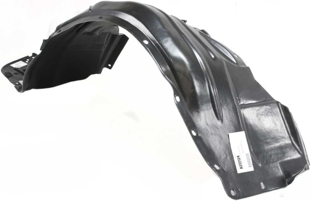Front Fender Liner Left Driver Side Direct Replacement Compatible With 1996-1998 Acura RL AC1248110 74151SZ3000