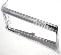 Set Of 2 Front Head Light Door Bezels Left Driver & Right Passenger Side Direct Replacement Compatible With 1981-1985 Chevrolet Caprice / 1987-1989 Pontiac Safari GM2512102
