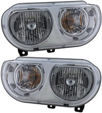 Set Of 2 Front Headlight Assembly Right Passenger & Left Driver Side Direct Replacement Compatible With 2008-2014 Dodge Challenger CH2519137 CH2518137 5028776AA 5028777AA