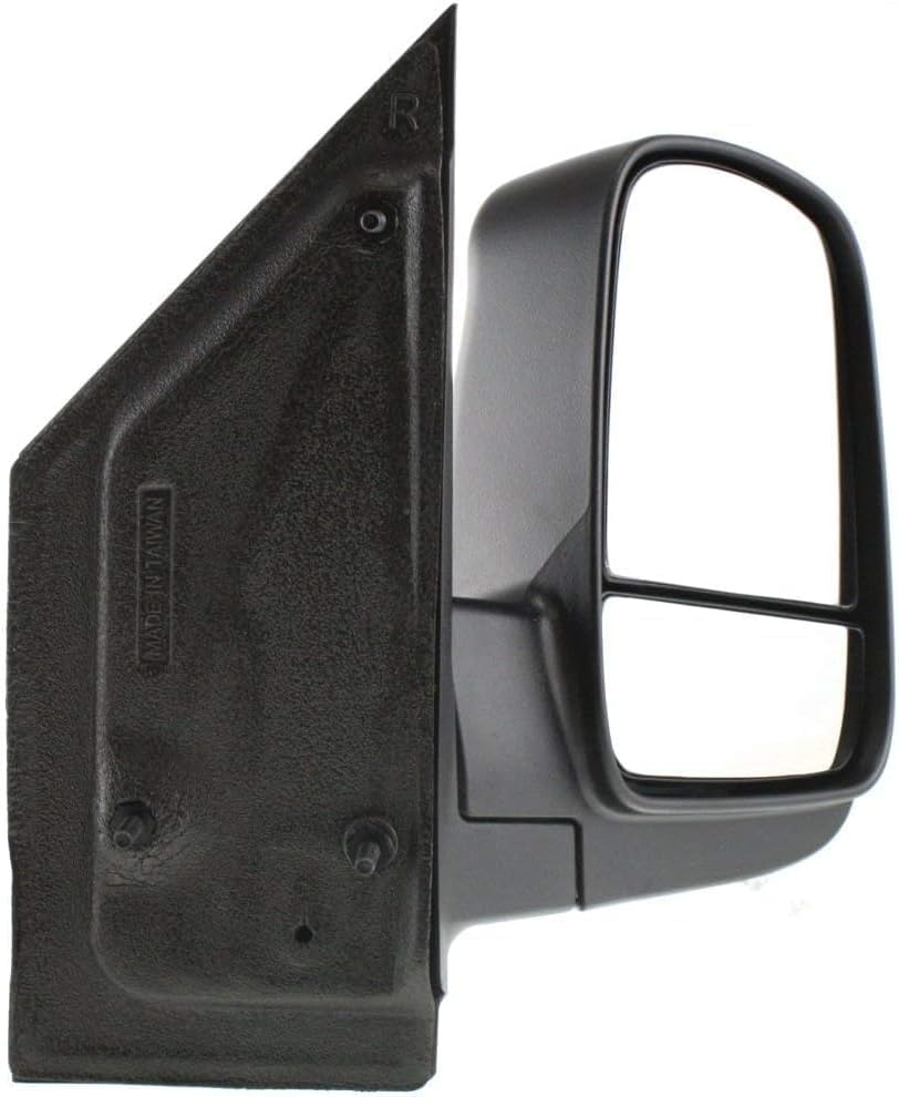 Front Power Mirror Manual Adjust Non-Heated Textured Right Passenger Side Direct Replacement Compatible With 2008-2021 Chevrolet Express/GMC Savana GM1321395 20838066