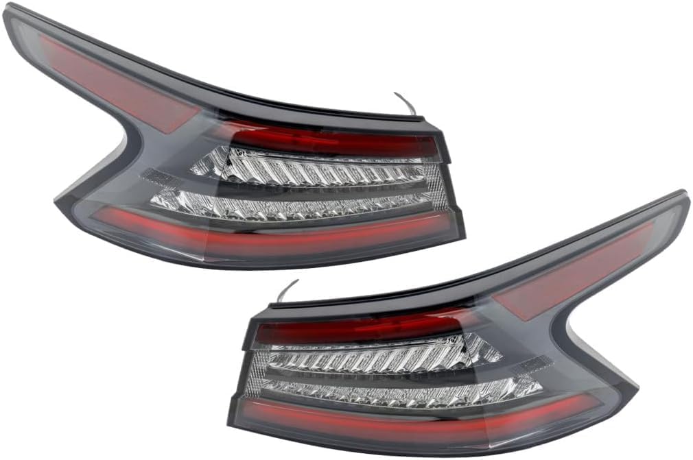 Set Of 2 Tail Light Assembly Left Driver & Right Passenger Side Direct Replacement Compatible With 2019-2023 Nissan Maxima NI2805119 NI2804119 265509DJ0A 265559DJ0A