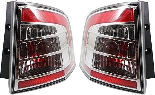 Set Of 2 Tail Lights Assembly Left Driver & Right Passenger Side Direct Replacement Compatible With 2007-2010 Ford Edge‎ FO2801209 FO2800209 7T4Z13404B 7T4Z13405B