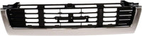 Front Grille Center Chrome Shell With Primed Insert Direct Replacement Compatible With 1989-1991 Toyota Pickup TO1200139 5311189138