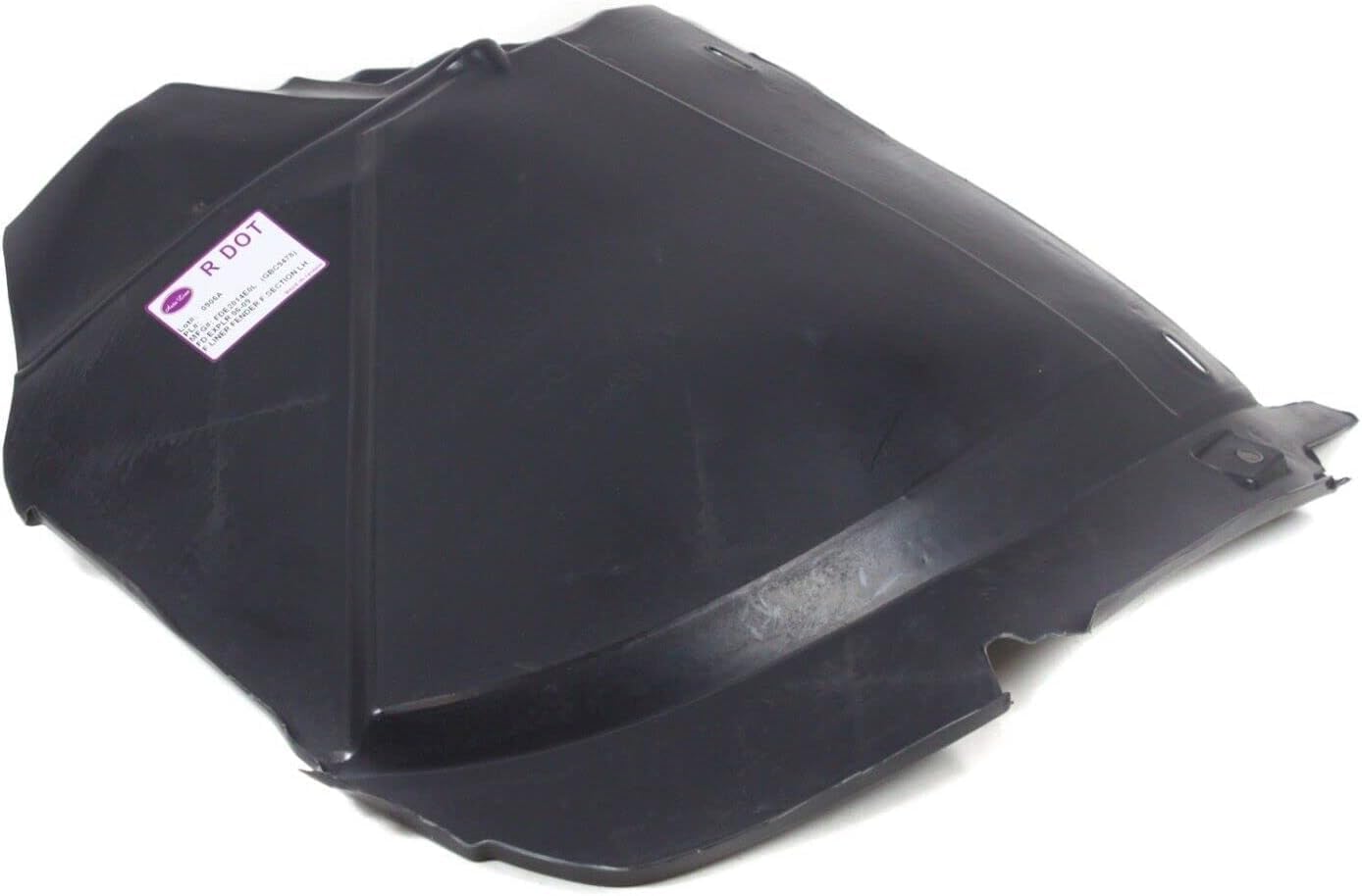 Front Section Fender Liner Left Driver Side Direct Replacement Compatible With 2006-2010 Ford Explorer FO1248127 6L2Z16185AA