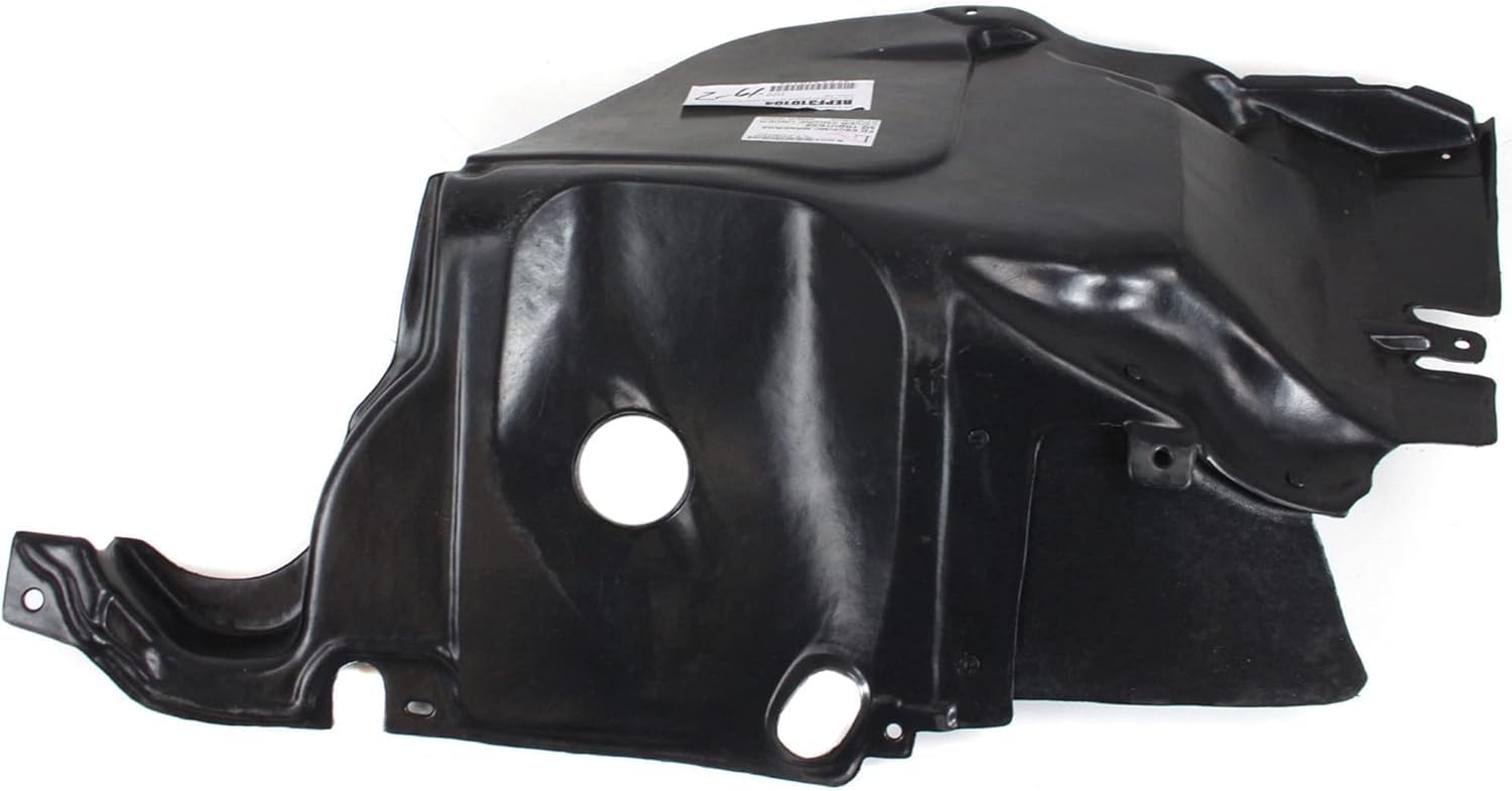 Set of 2 Front Engine Splash Shield Left Driver & Right Passenger Side Direct Replacement Compatible with 2008-2011 Ford Escape / 2008-2012 Mercury Mariner FO1251148 FO1250148