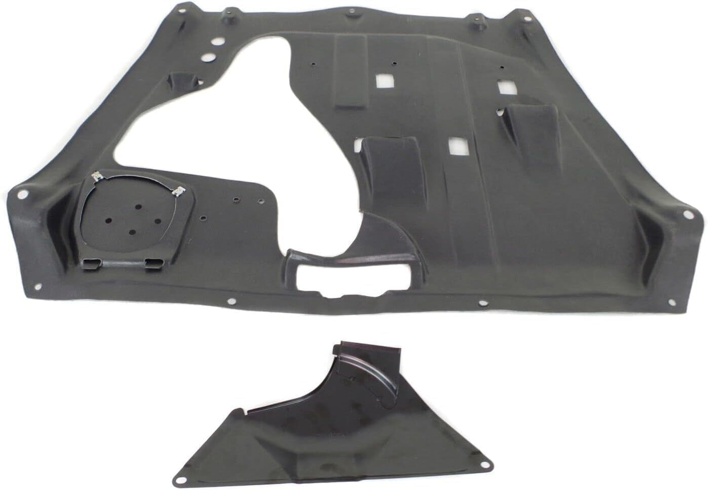 Front Engine Splash Shield Center Under Cover Plastic Direct Replacement Compatible with 2008-2013 Toyota Highlander TO1228199 514400E041 5144048071