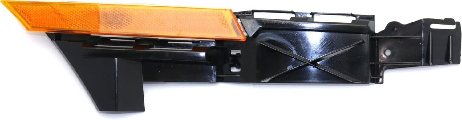 Set Of 2 Front Reinforcement Cover With Marker Light Left Driver & Right Passenger Side Direct Replacement Compatible With 2006-2009 Ford Fusion/Mercury Milan FO2550142 FO2551142