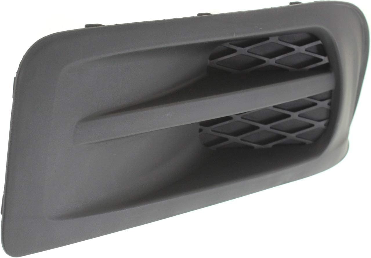 Front Fog Light Cover Textured Left Driver Side Direct Replacement Compatible With 2010-2012 Subaru Outback SU1038102 57731AJ55A