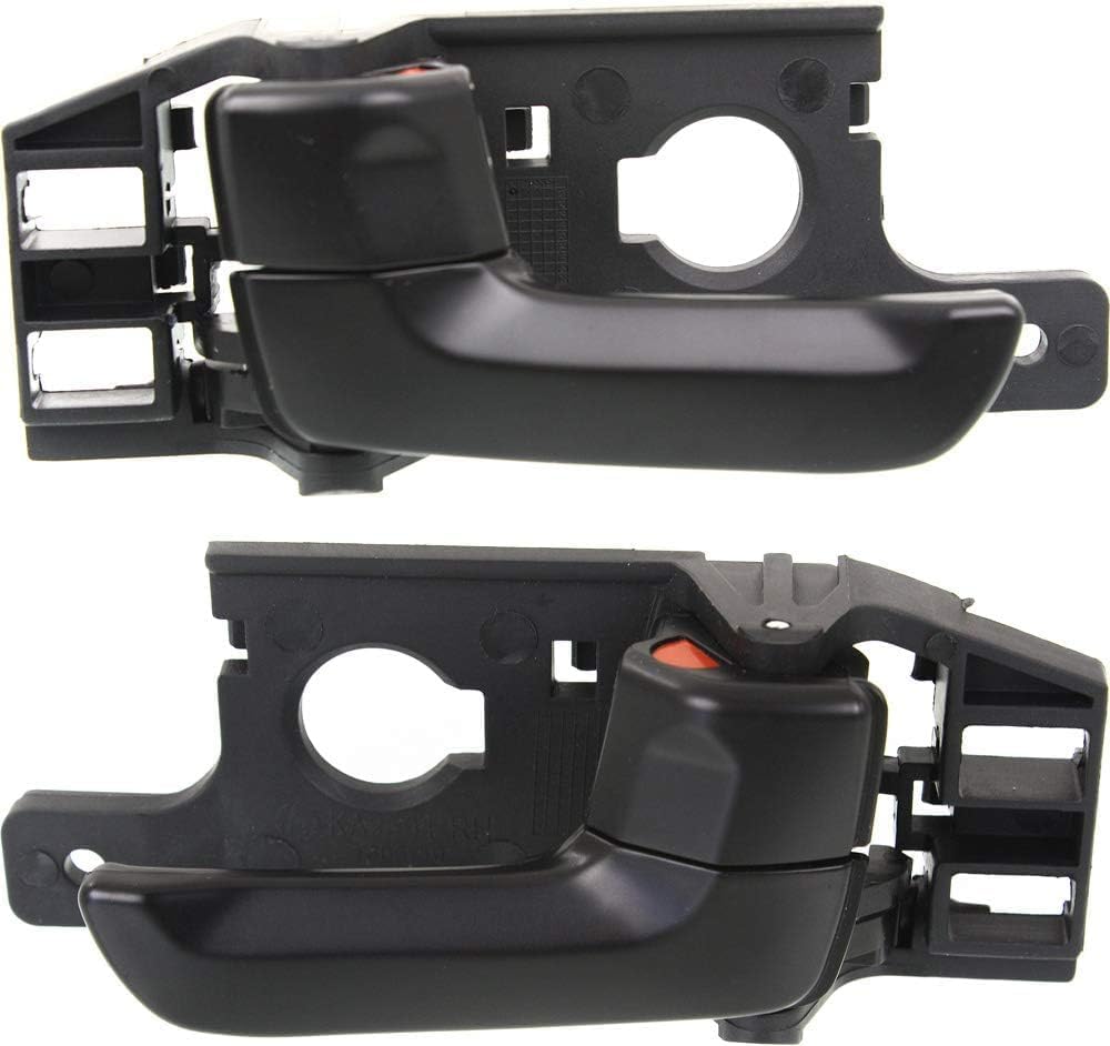 Set of 2 Front Or Rear Interior Door Handle Left Driver & Right Passenger Side Direct Replacement Compatible with 2005-2010 Kia Sportage ‎826101F000WK 826201F000WK